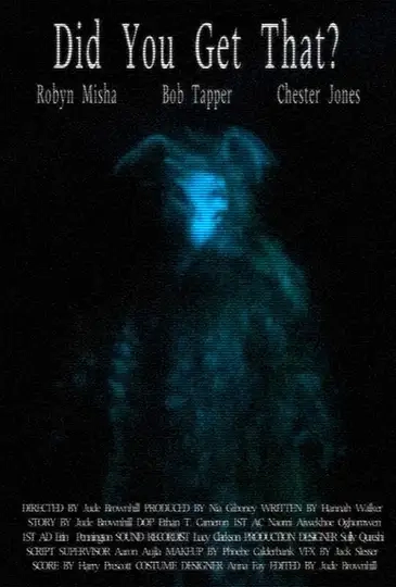 Did you get that Short film poster